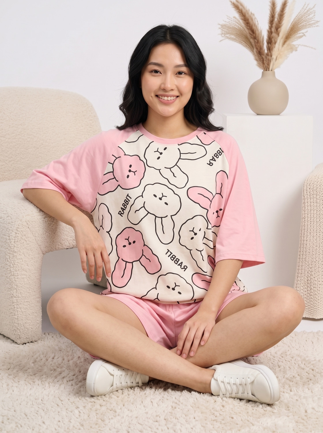 Image of Lugo Women Printed Multicolor Night Suit Set