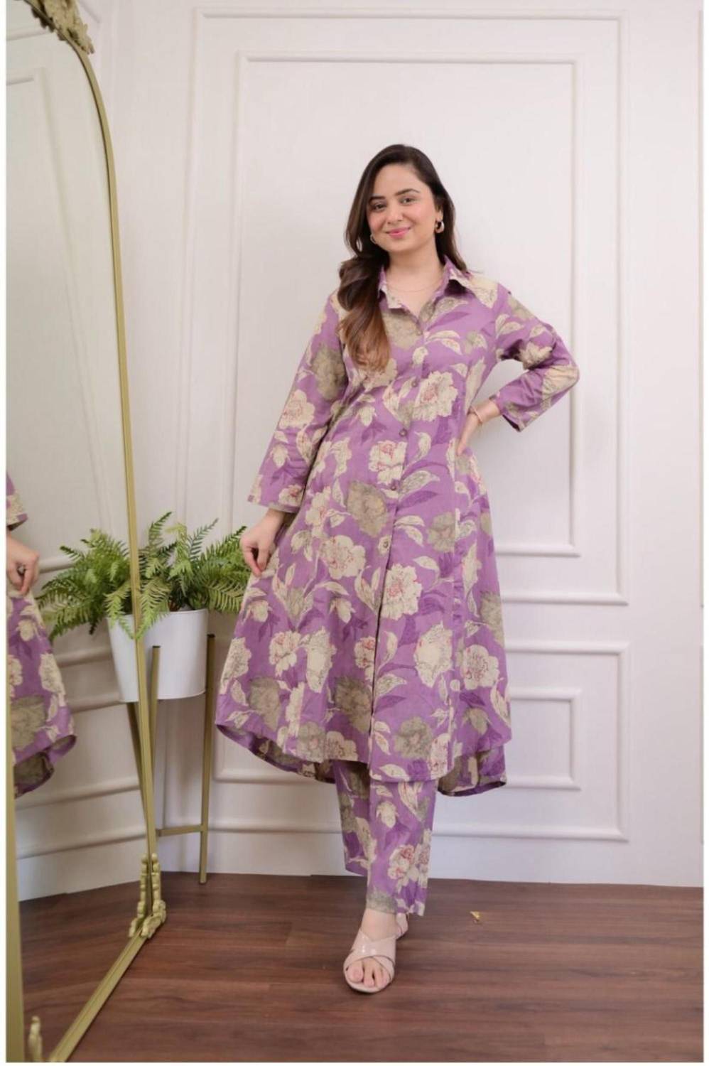 AVYCO Top Palazzos Co-ords Set