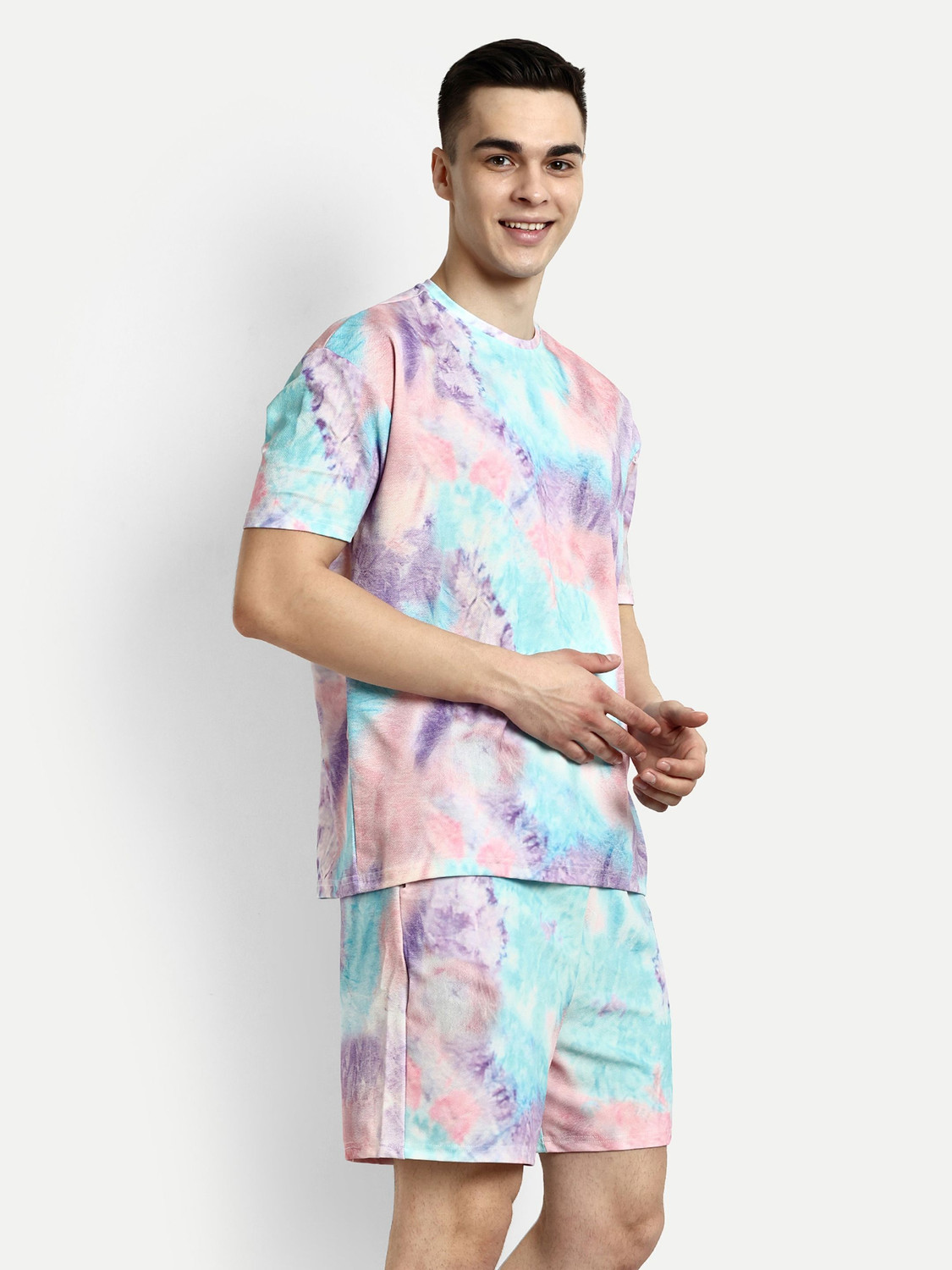 Image of Leriya Fashion Men Ombre /Dyed Multicolor Night Suit Set