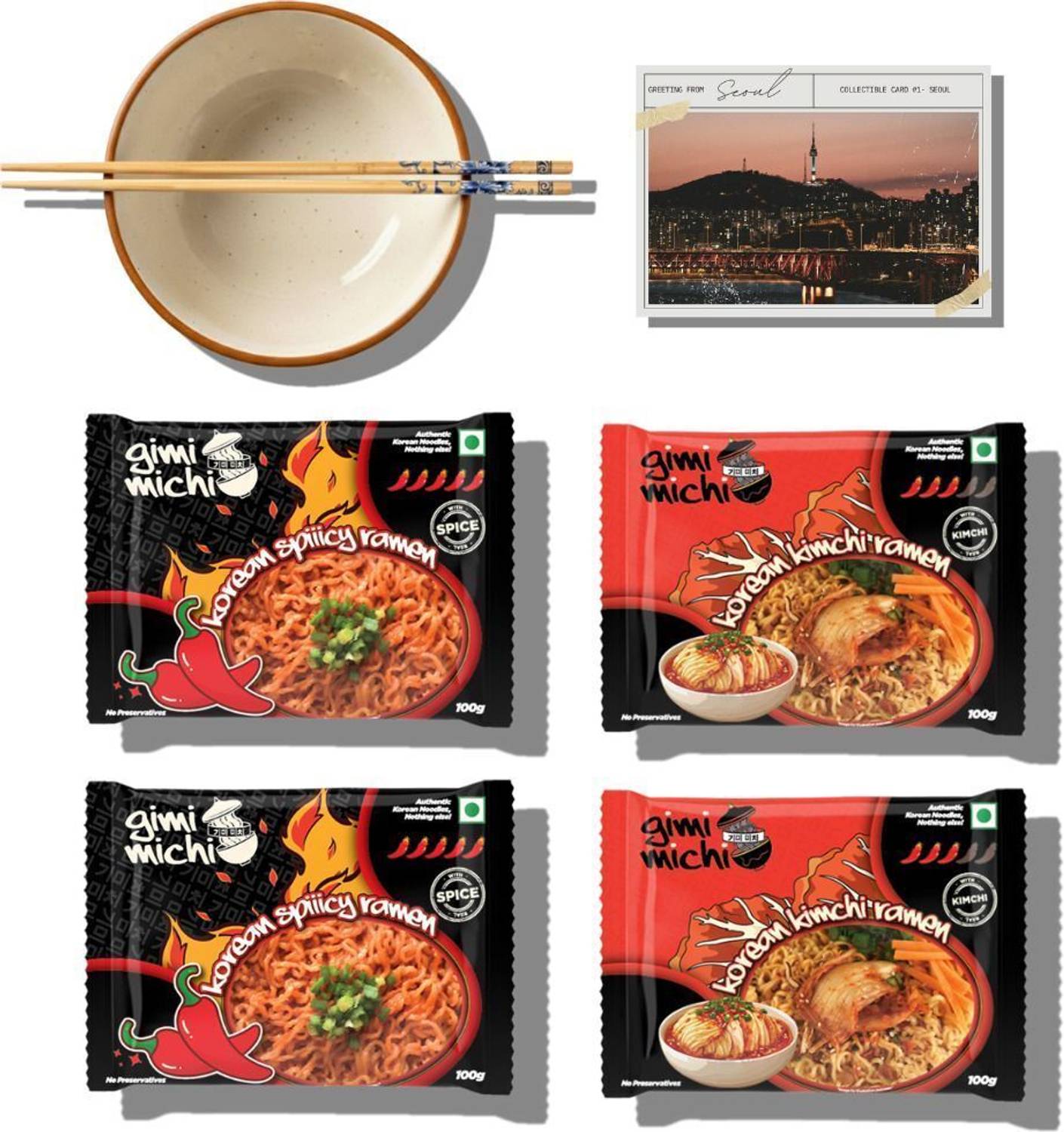 Gimi Michi Korean Veg Experience Box