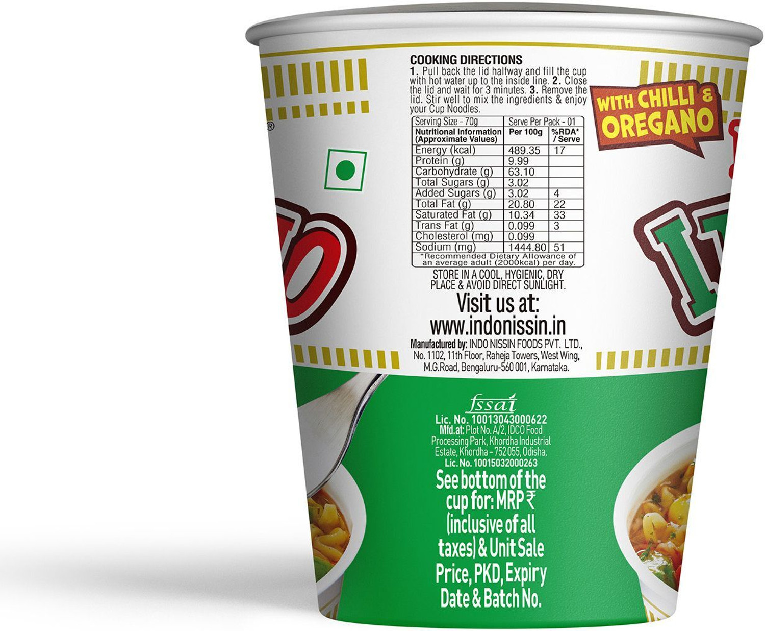 Image of Nissin Italiano Cup Noodles