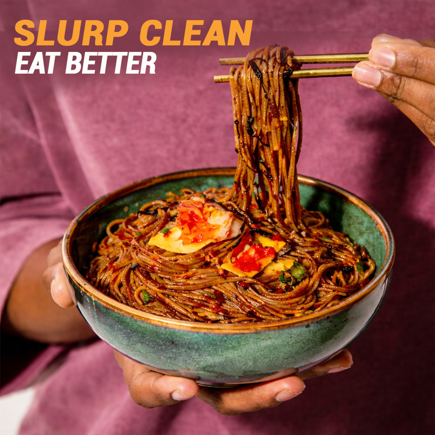 Image of MOI SOI Healthy Soba Noodles Pack of 2 | Made with 70% Buckwheat Flour & 30% Whole Wheat Hakka Noodles