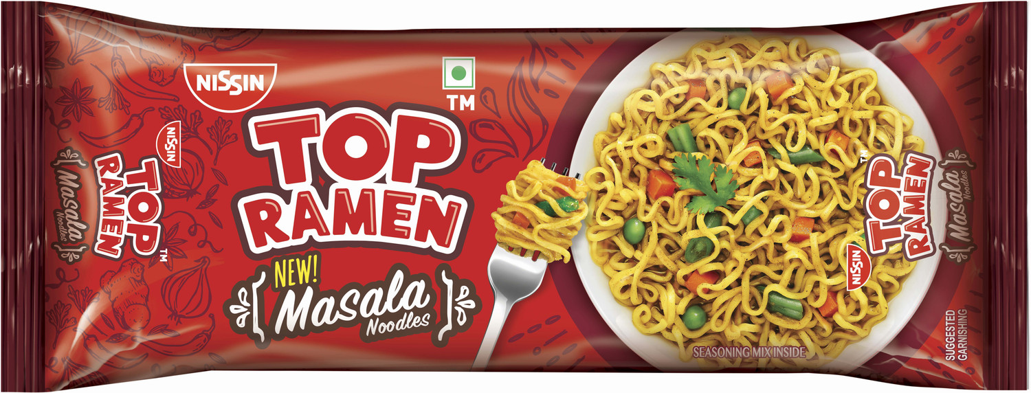 Image of TOP RAMEN Yummy Masala Instant Noodles Vegetarian