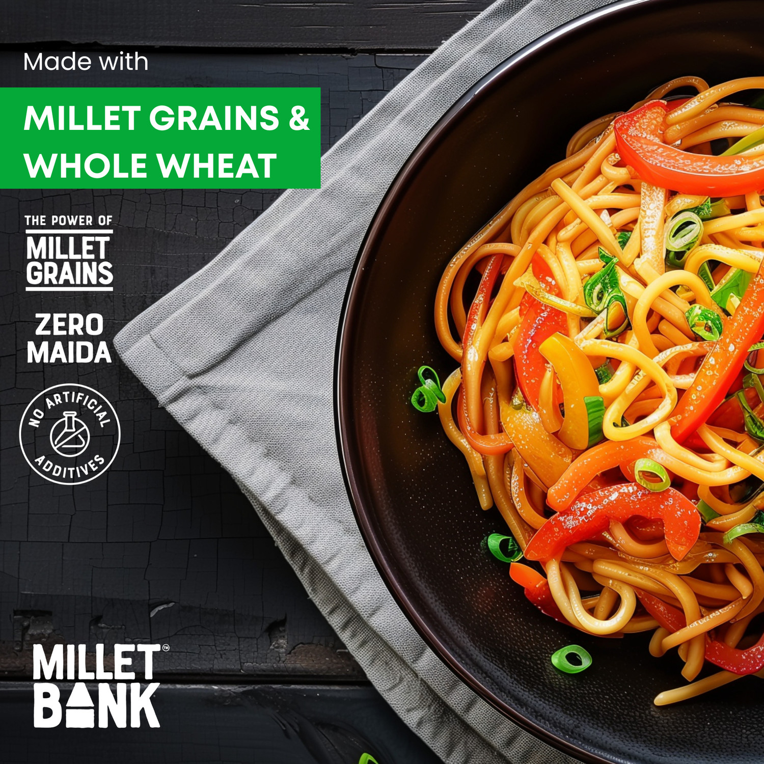 Image of Millet Bank Foxtail Millet Hakka Noodles