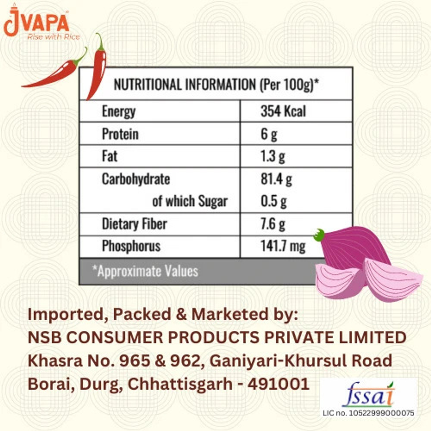 Image of Jvapa Gluten Free|Cholesterol Free|Naturally Fat Free Rice Noodles