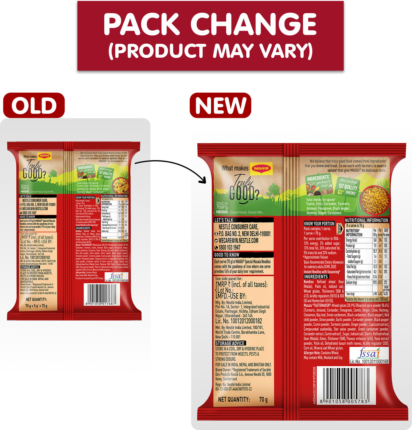 Image of Maggi 2-Minute Special Masala Instant Noodles