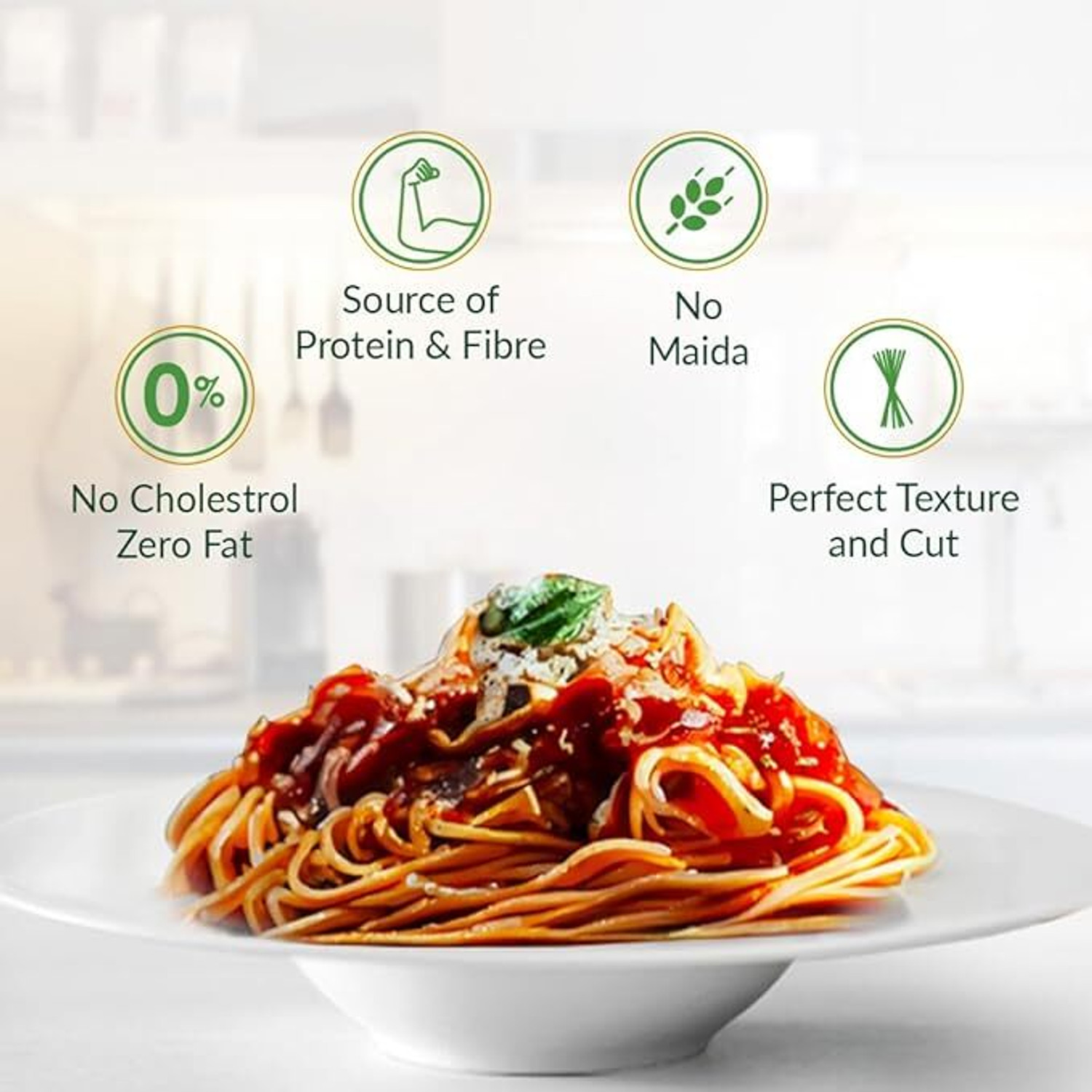 Image of Ayus Soak & cook Wheat Flour Noodle 200g Pack of 3 Hakka Noodles