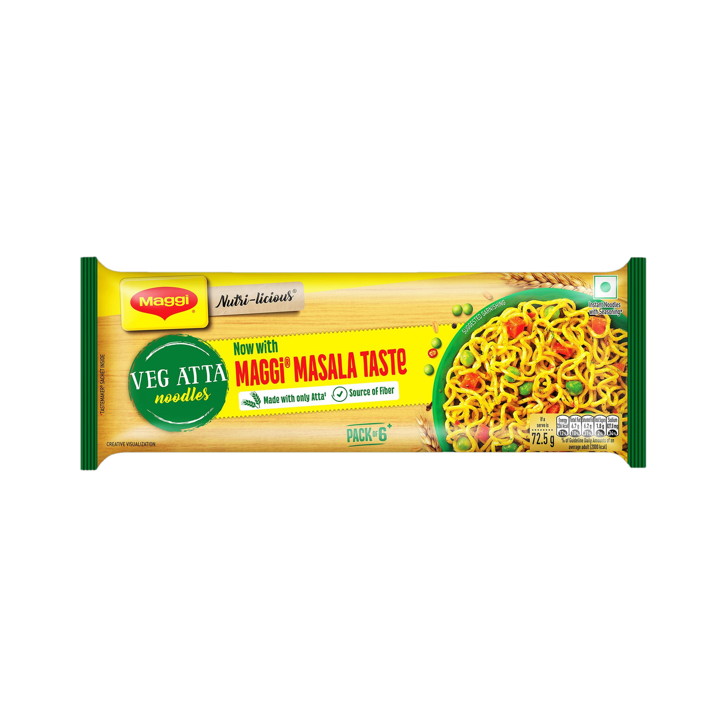 Image of Maggi Veg Atta Instant Noodles