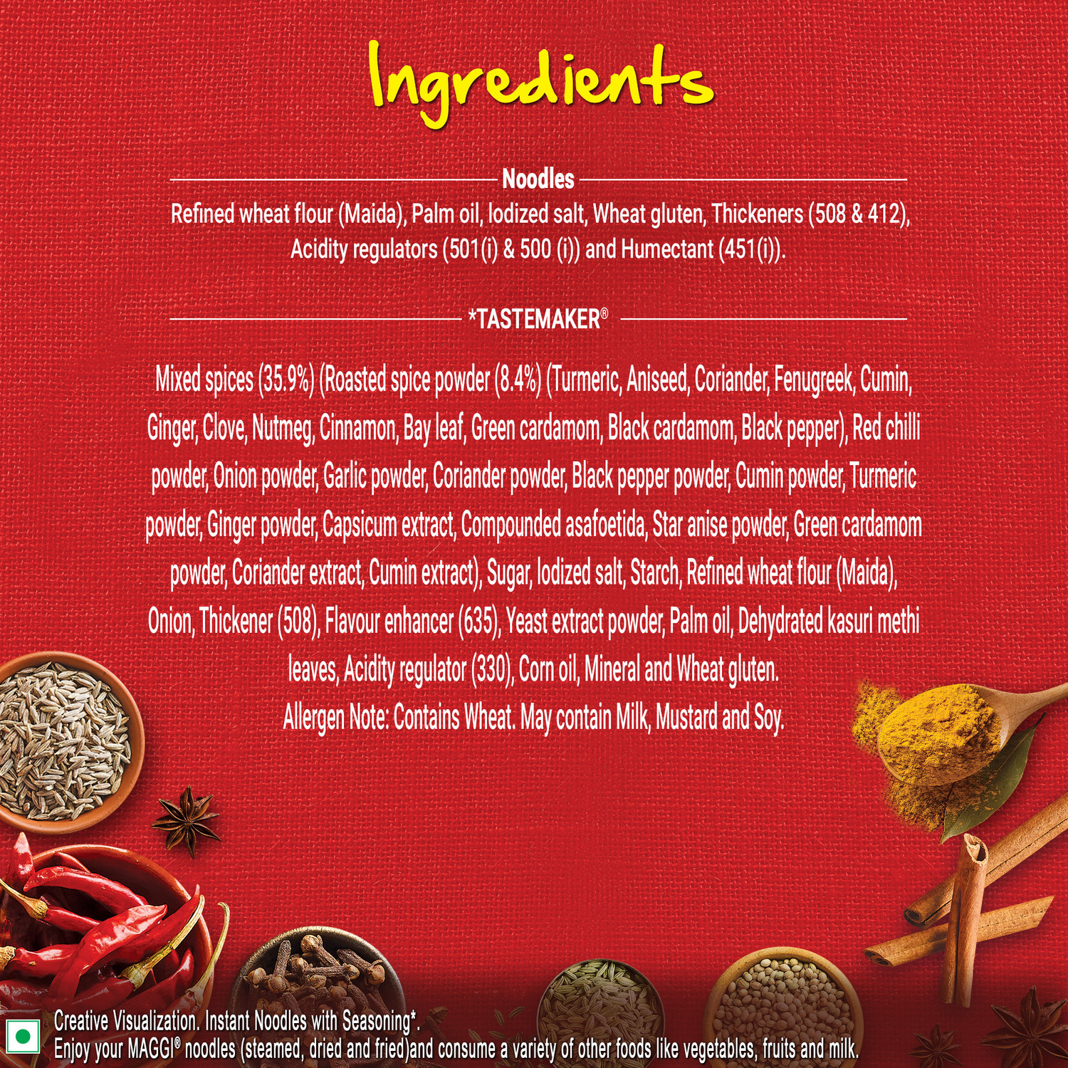 Image of Maggi 2-Minute Special Masala Instant Noodles