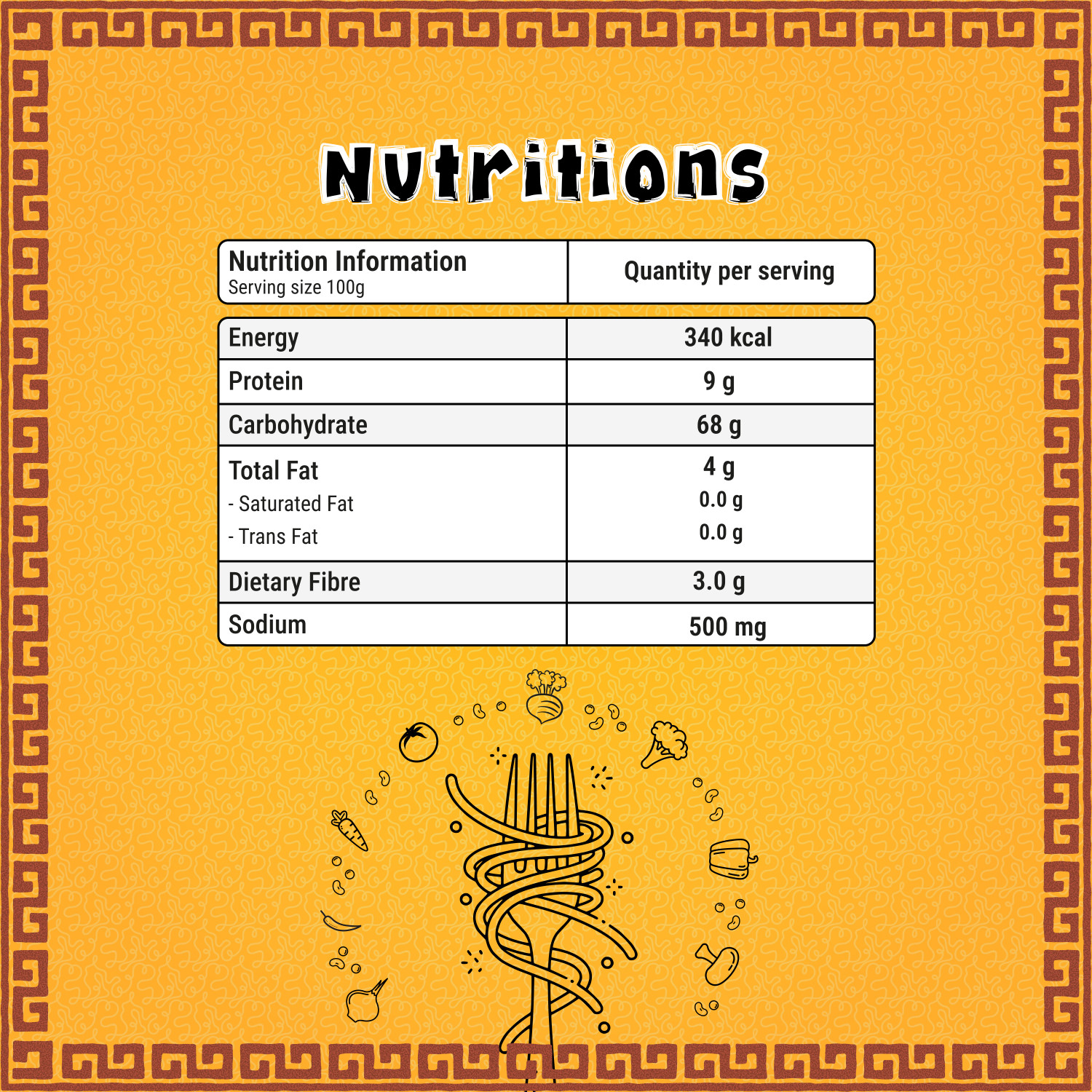 Image of Baumchin Whole Wheat Chakki Atta Special Masala Noodle, Natural and Healthy Hakka Noodles