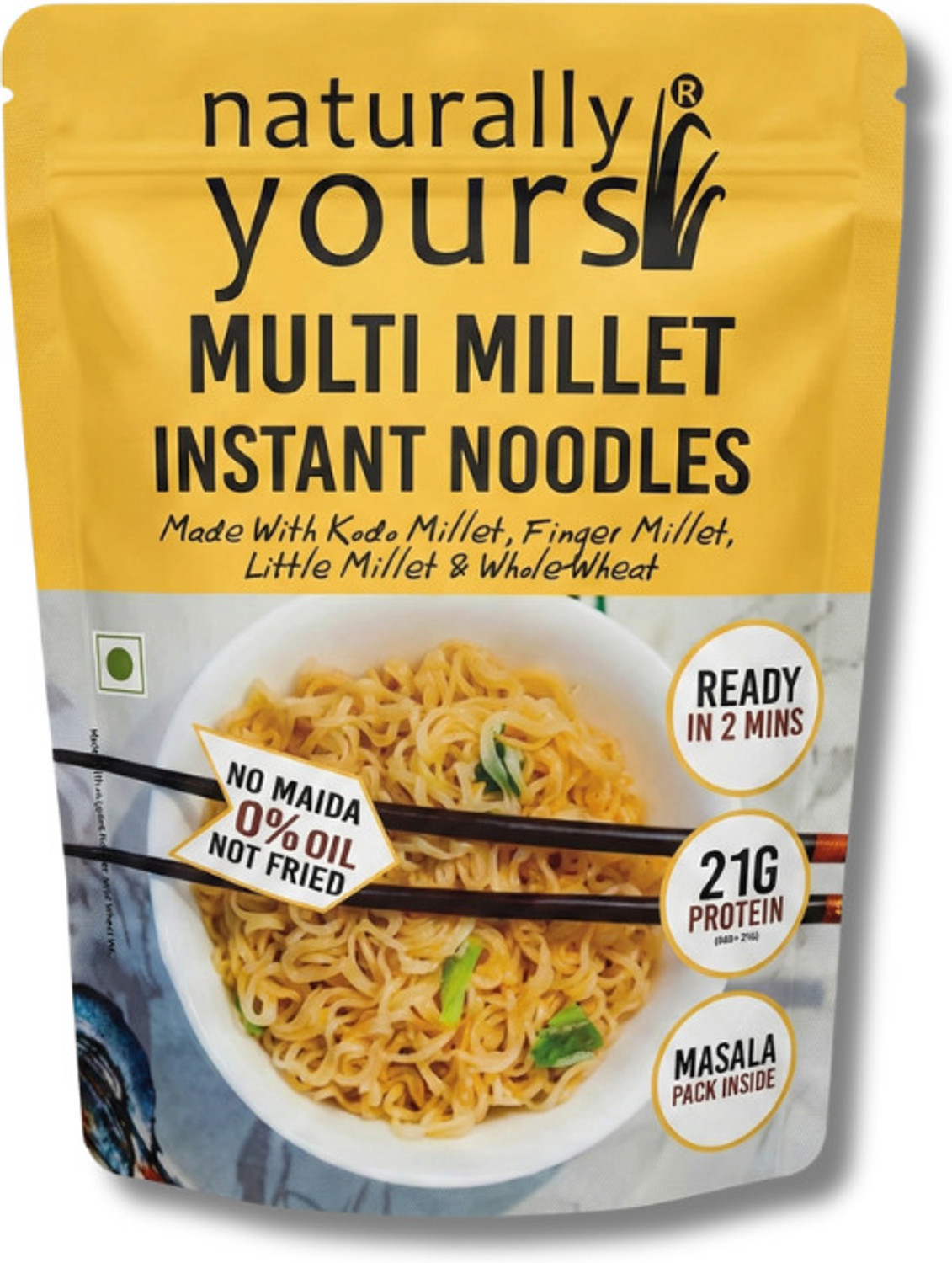 Image of naturally yours Multi Millet Protein Instant Noodles 175g Instant Noodles