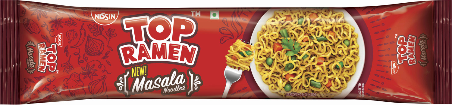 Image of TOP RAMEN Yummy Masala Instant Noodles Vegetarian