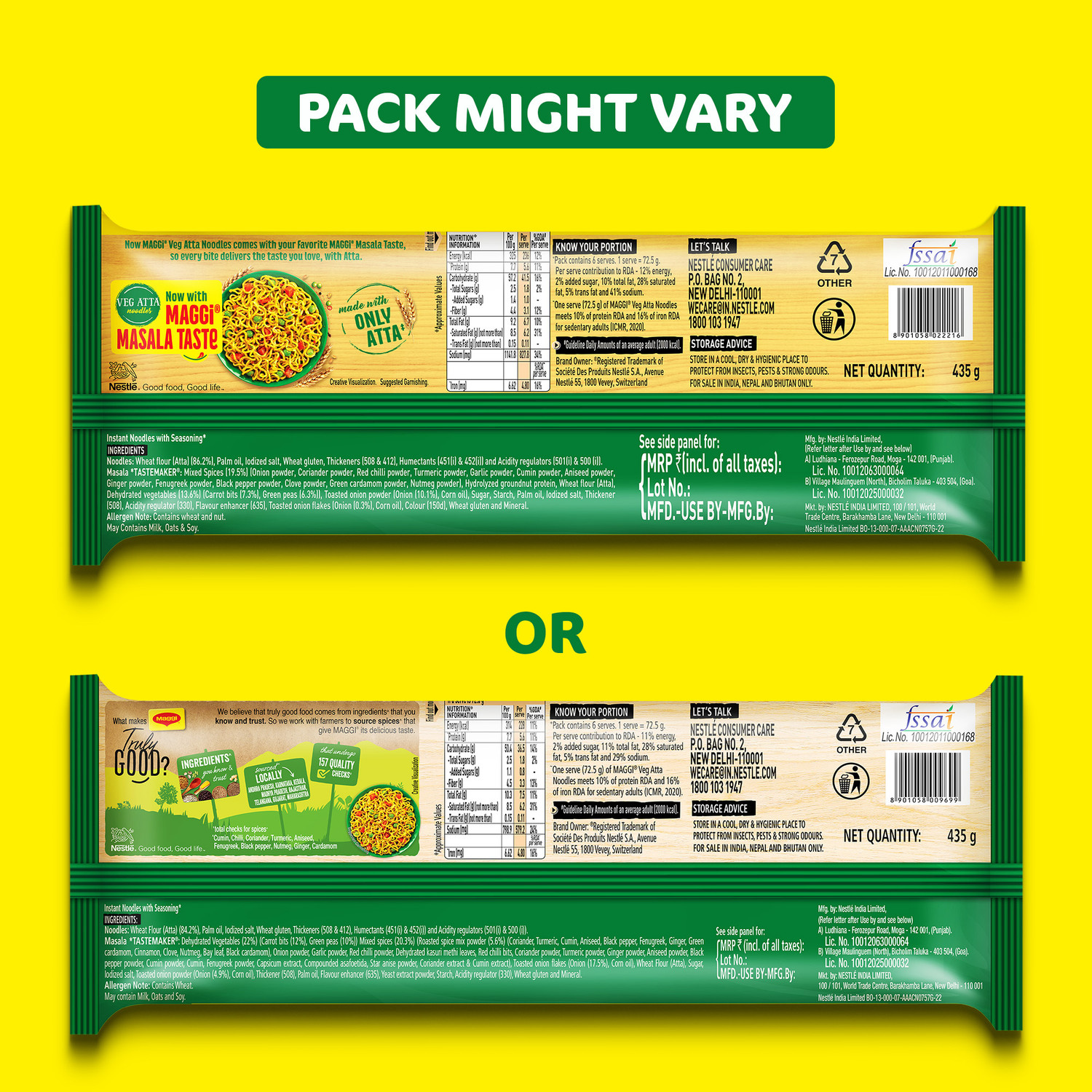 Image of Maggi Veg Atta Instant Noodles