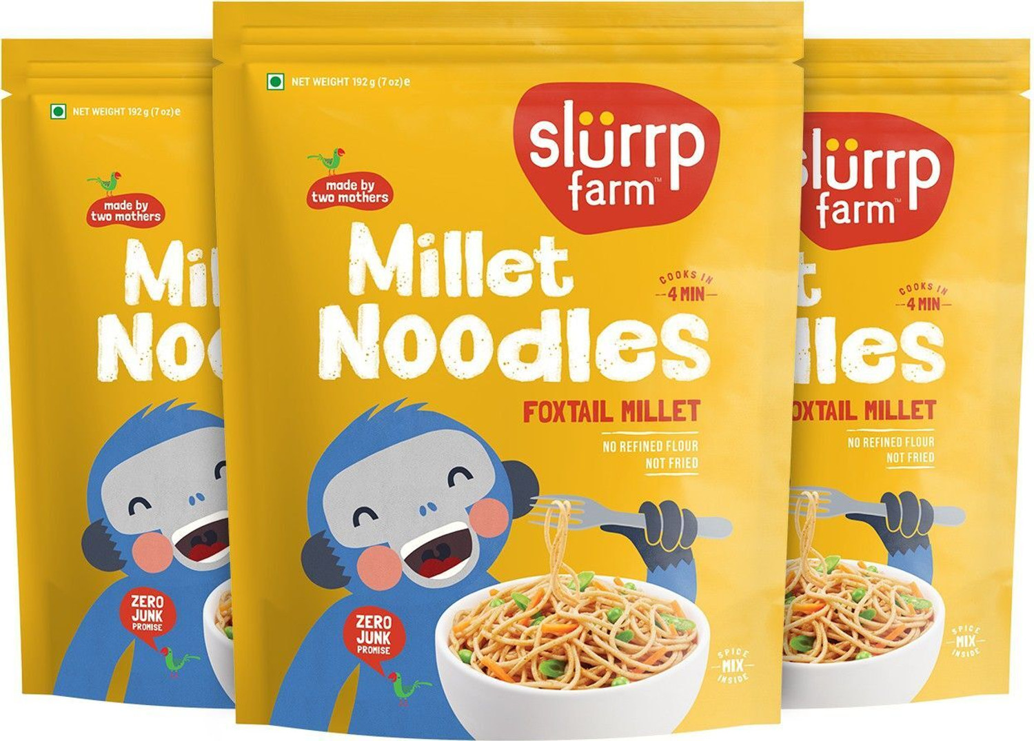 Image of Slurrp Farm Foxtail Millet � No Maida, Not Fried Hakka Noodles