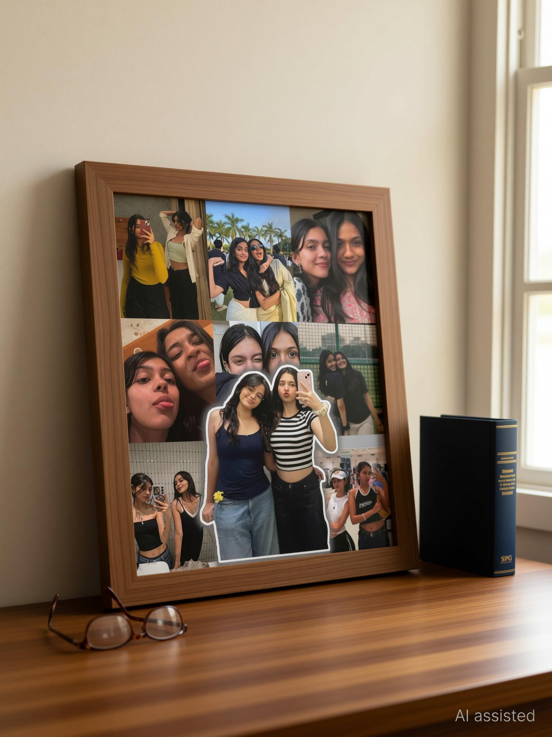 Image of SPG FRAMING Wood Wall Photo Frame