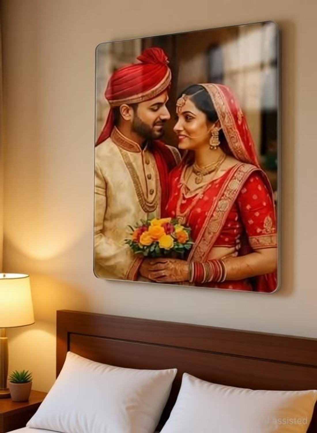 Image of RajMultiPrint Acrylic Wall Photo Frame