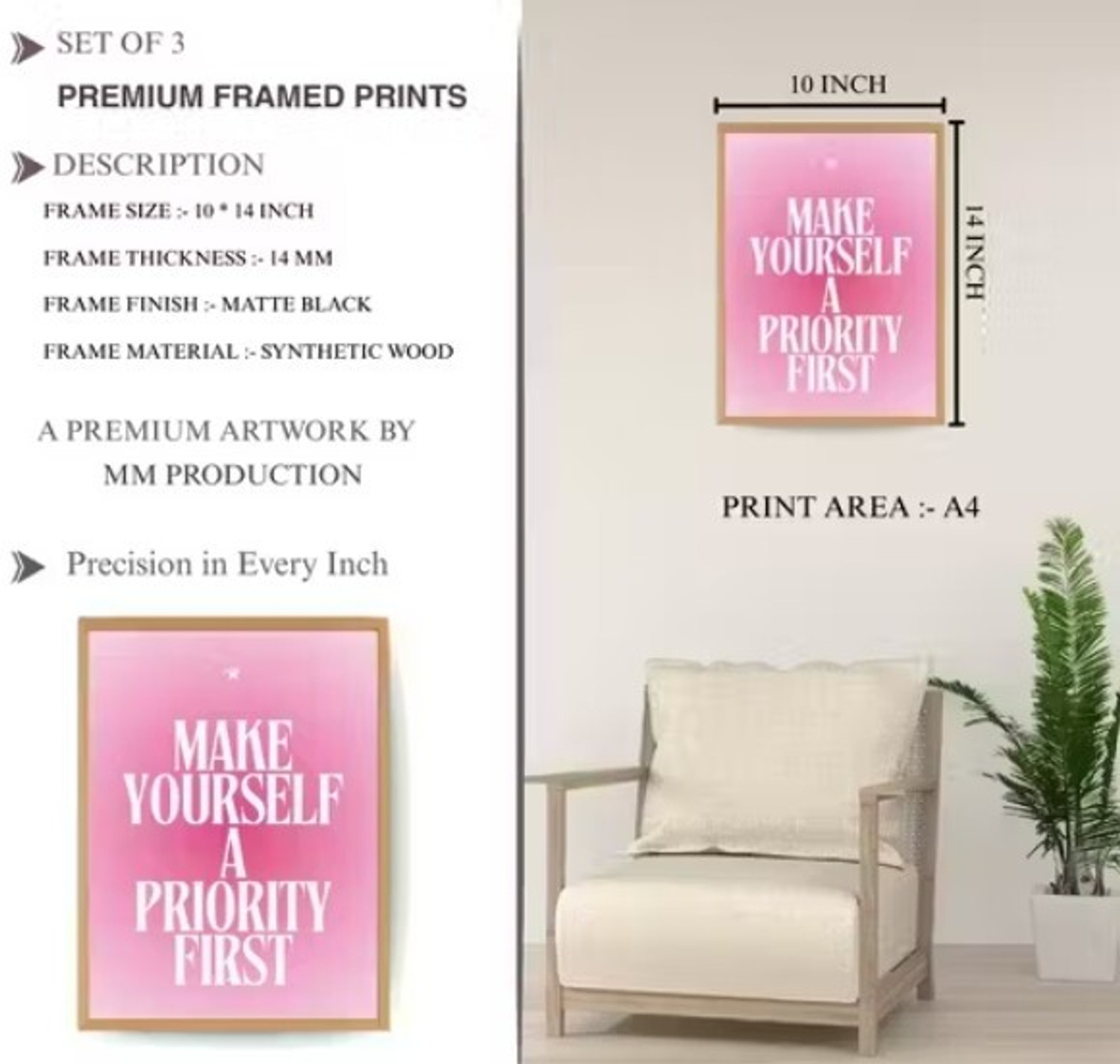 Image of photoframe Wood Wall Photo Frame
