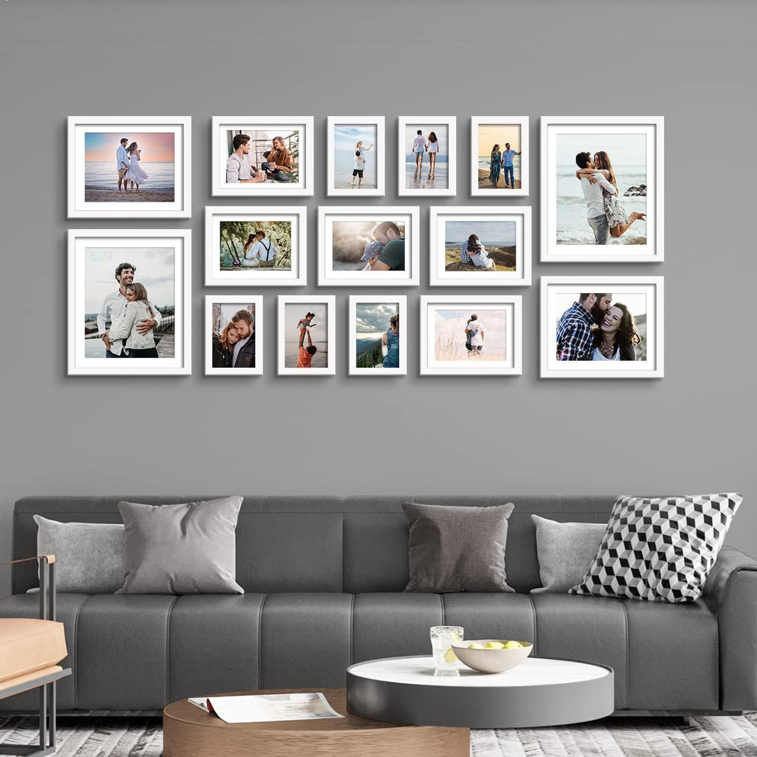 Image of Stuthi Arts Glass Wall Photo Frame