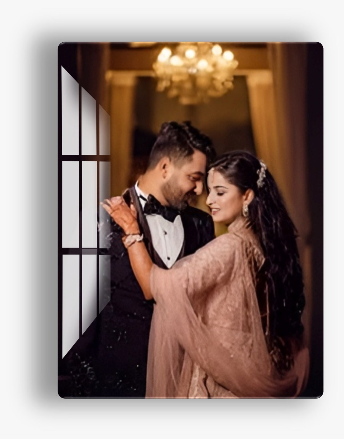 Image of MEMORIX Acrylic Wall Photo Frame (Multicolor, 1 Photo(s), Personalized Family Photo Acrylic Frame for Home Decor, 12x18 inch, Send pic whtsapp87439 75 973)