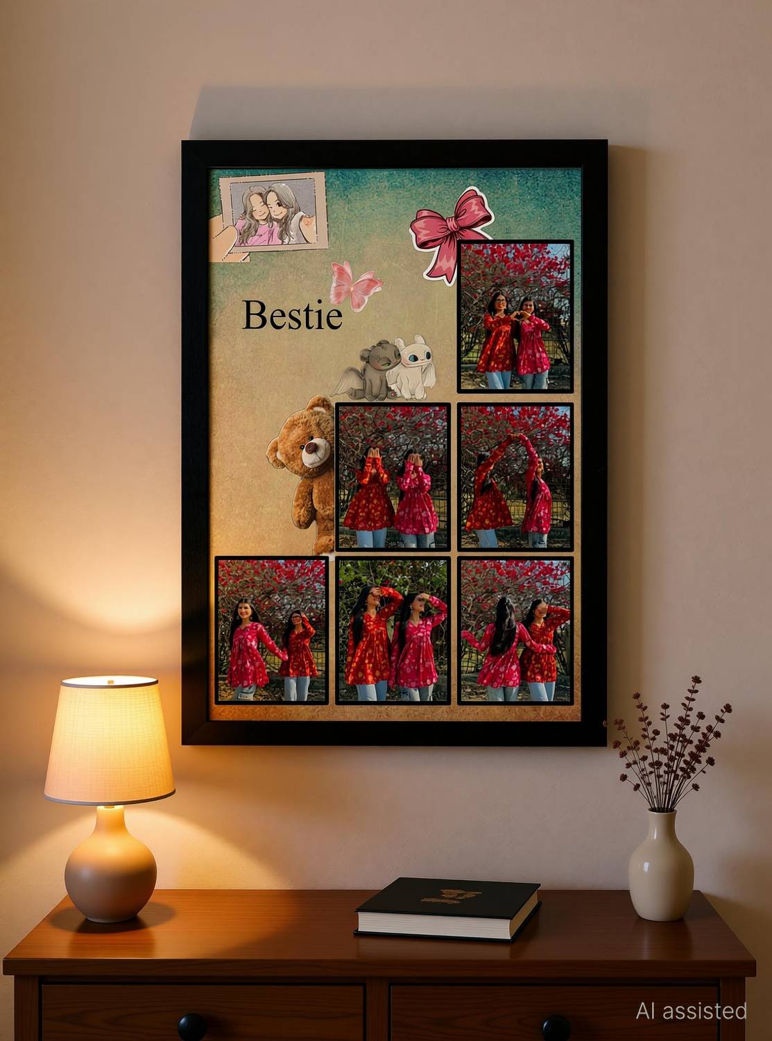 ASTRADERSCO Wood Wall Photo Frame