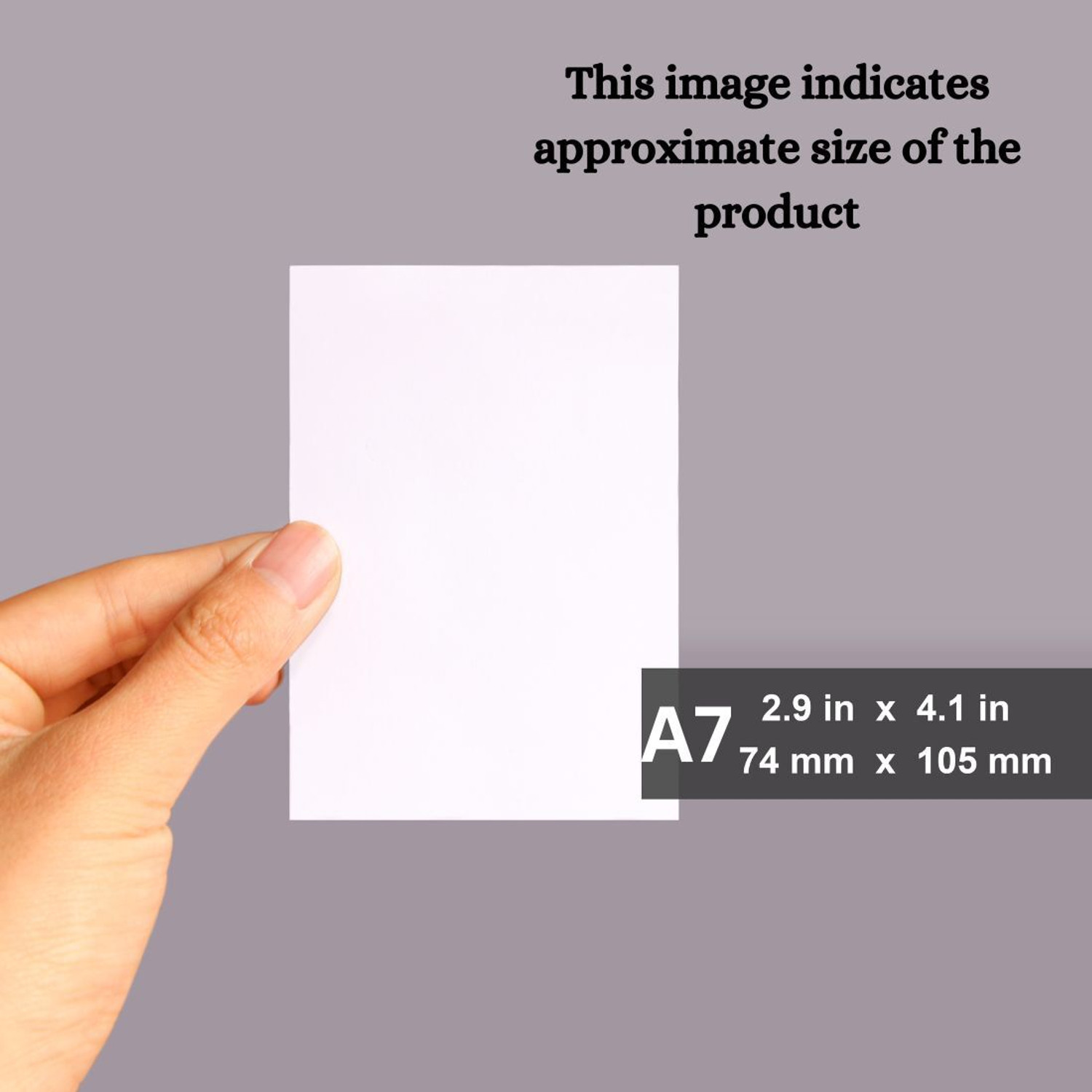 Image of AanyaCentric Blank White Folded Card Stock 2.9x4.1 inch with Premium Red Envelopes Post Card