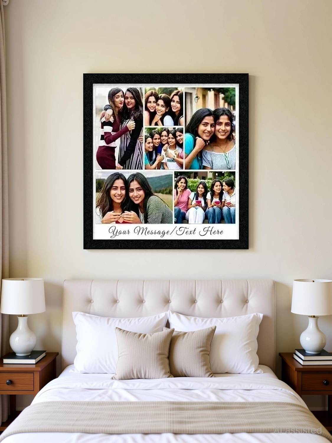 BKS Craft Wood Wall Photo Frame
