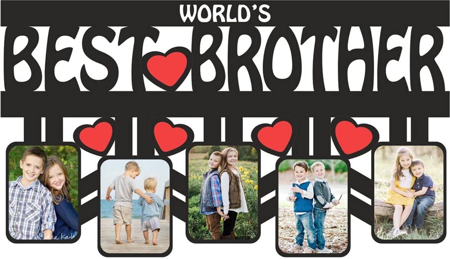 Apnagift Wood Wall Photo Frame