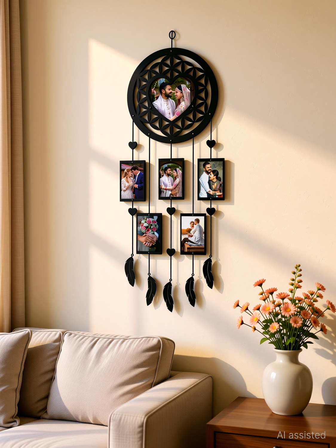 Image of Artle Media Wood Wall Photo Frame