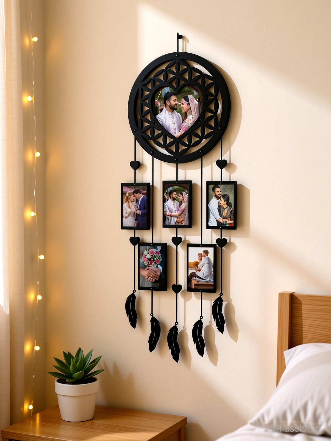 Image of Artle Media Wood Wall Photo Frame