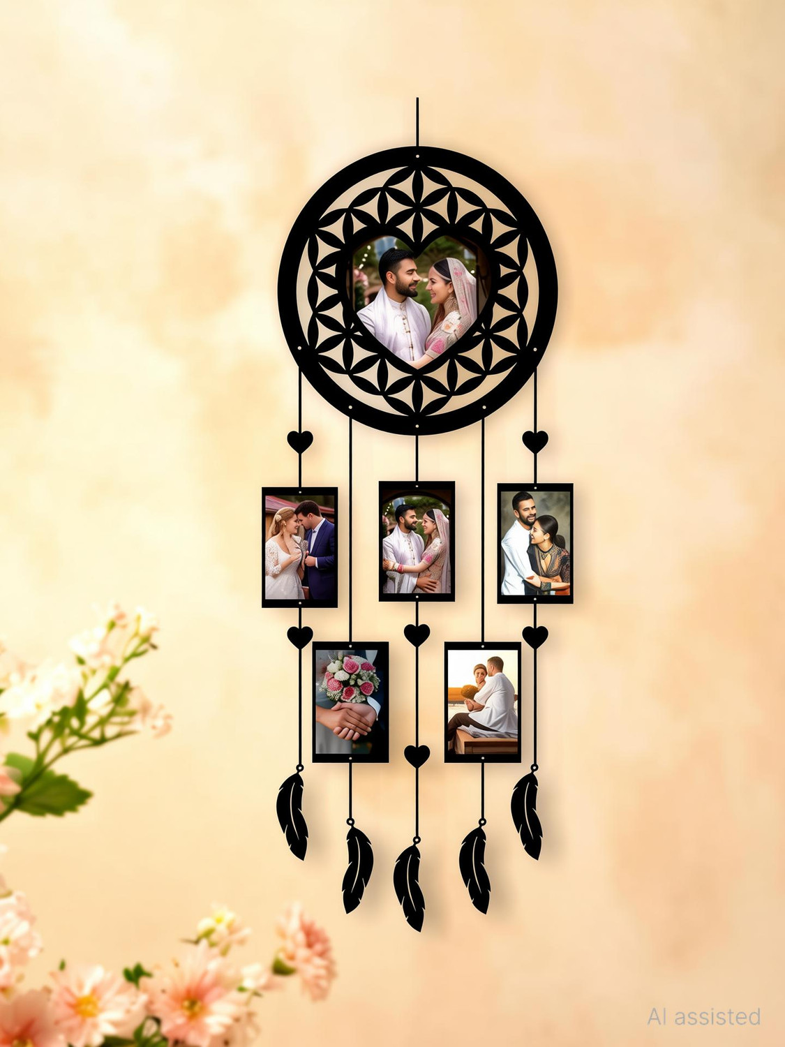 Image of Artle Media Wood Wall Photo Frame