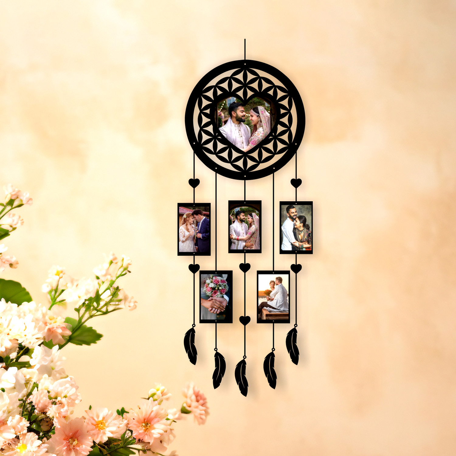 Image of Artle Media Wood Wall Photo Frame