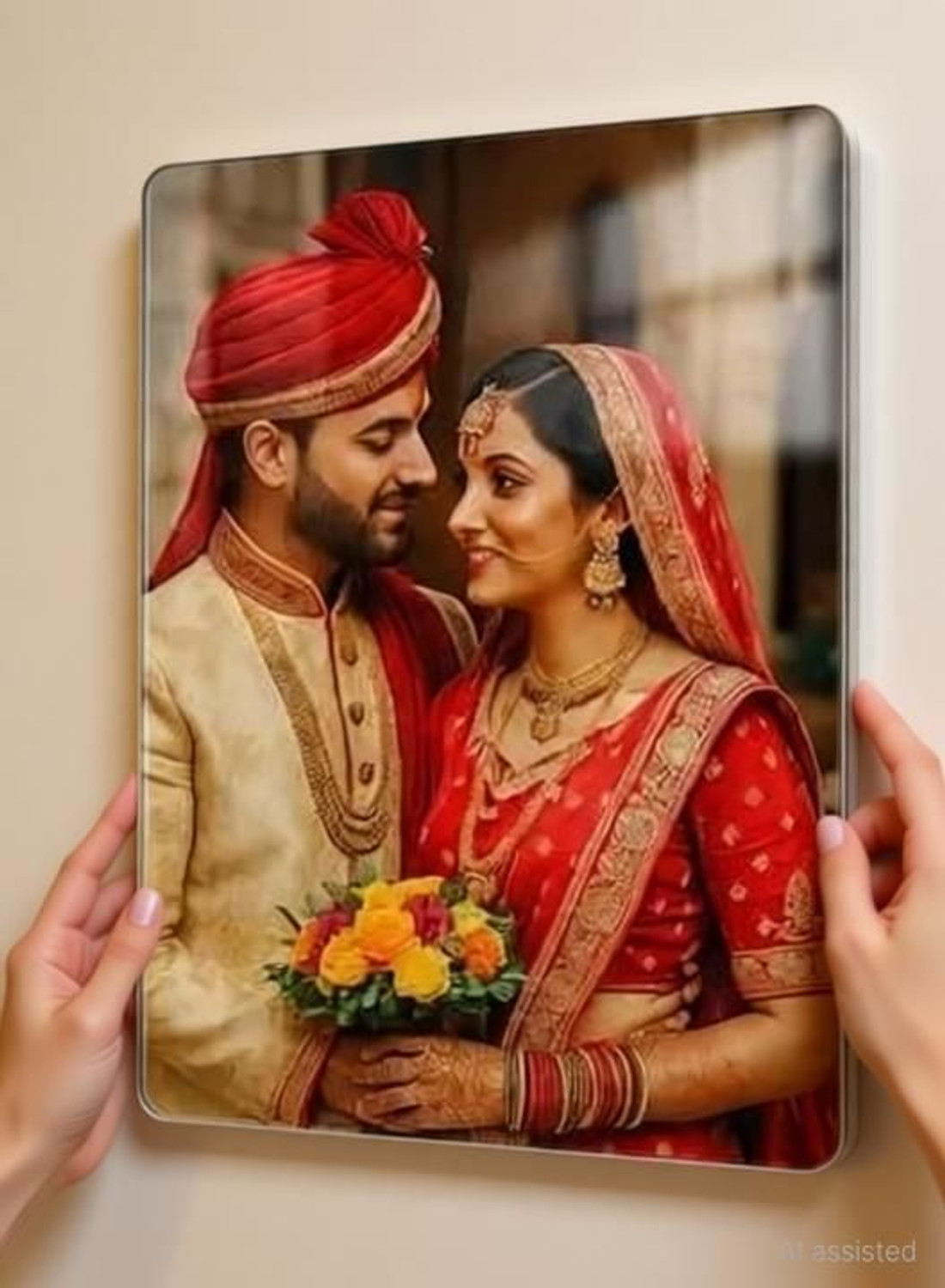 Image of RajMultiPrint Acrylic Wall Photo Frame