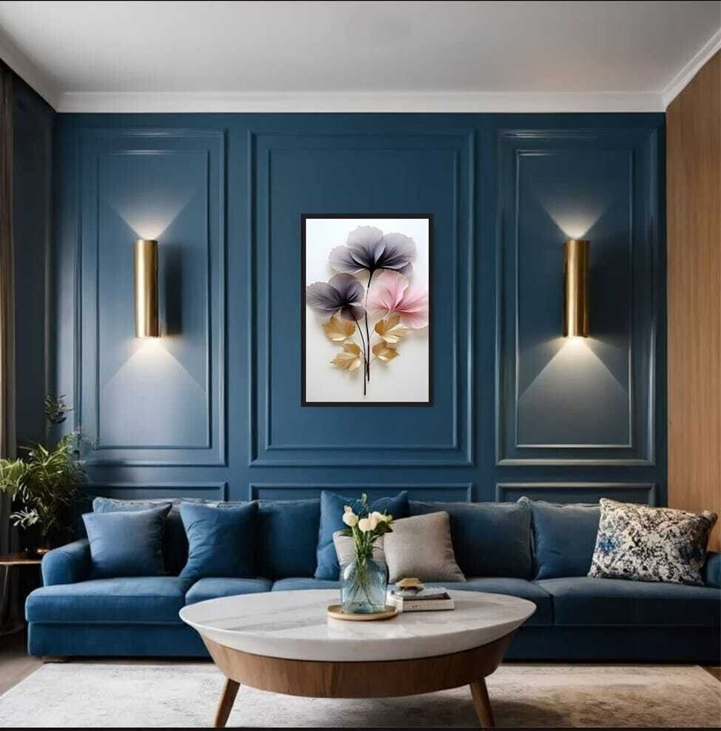 Image of SUNWOL Wood Wall Photo Frame
