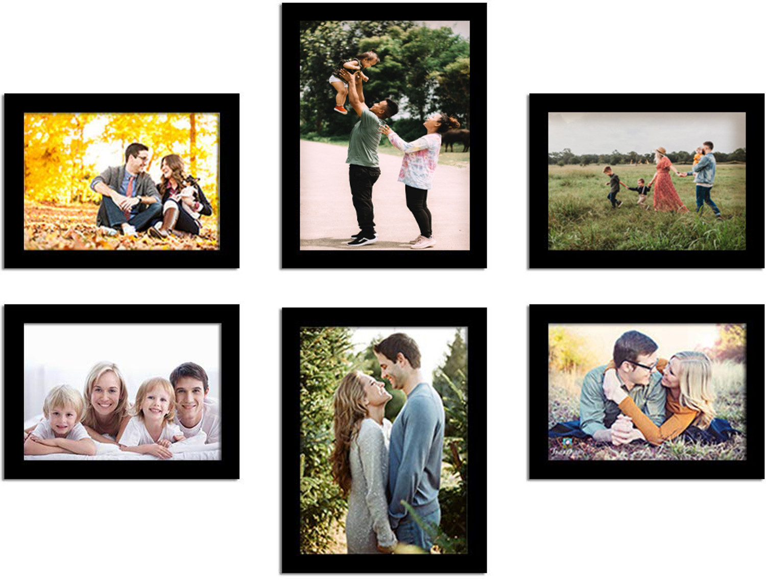 Image of FrameRang Wood Wall Photo Frame
