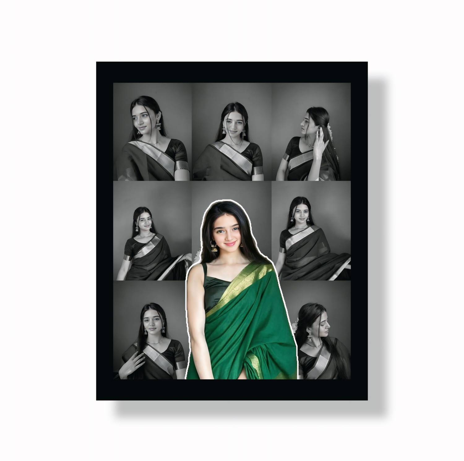 Afsana Wood Wall Photo Frame