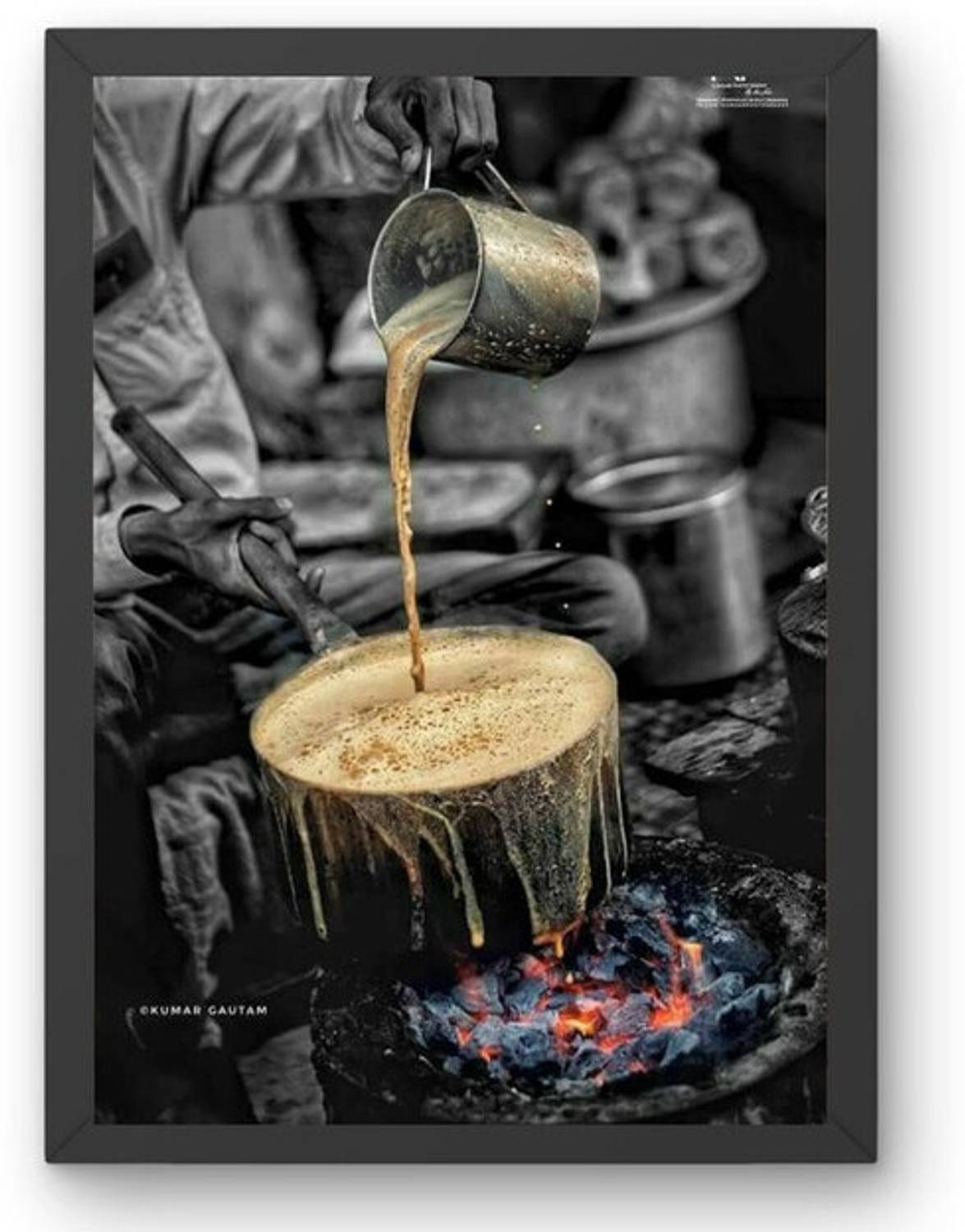 Bhagyalaxmi Creations Wood Wall Photo Frame
