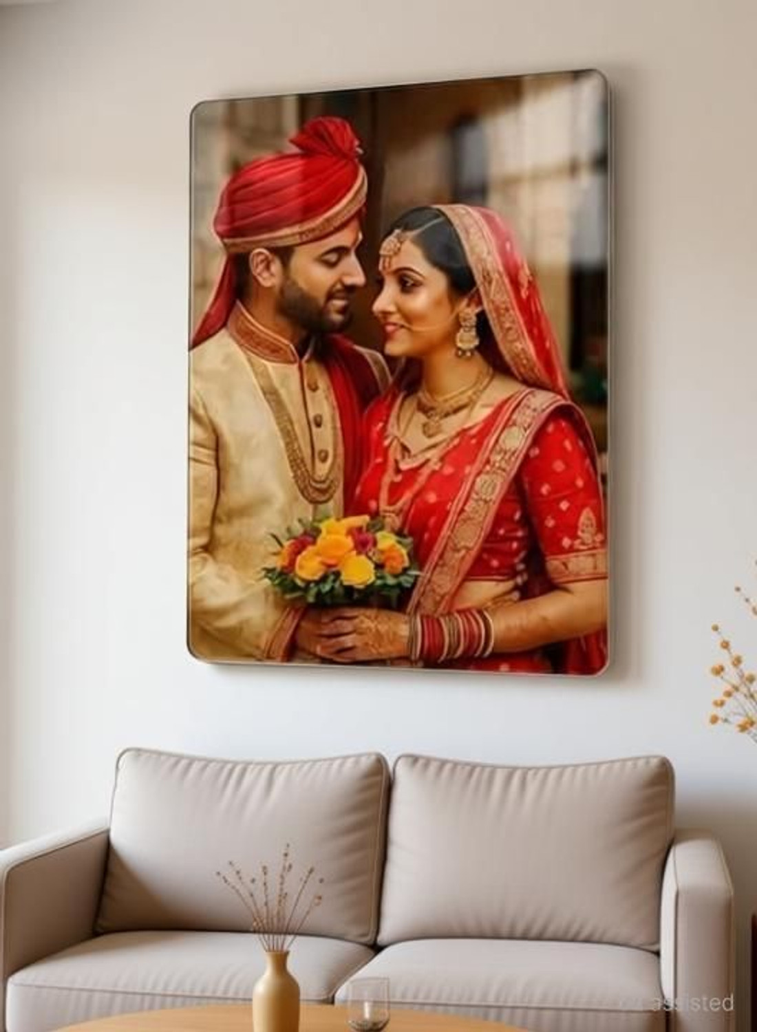 Image of RajMultiPrint Acrylic Wall Photo Frame