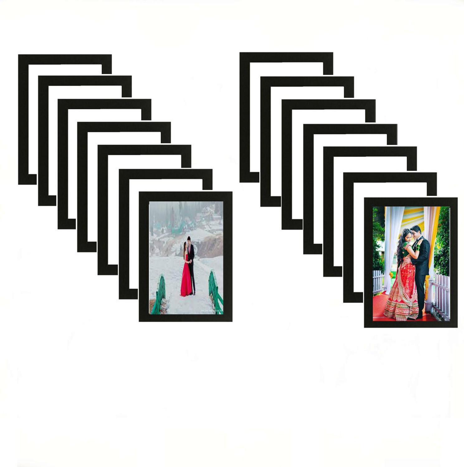 Image of SJM ENTERPRISES Wood Wall Photo Frame