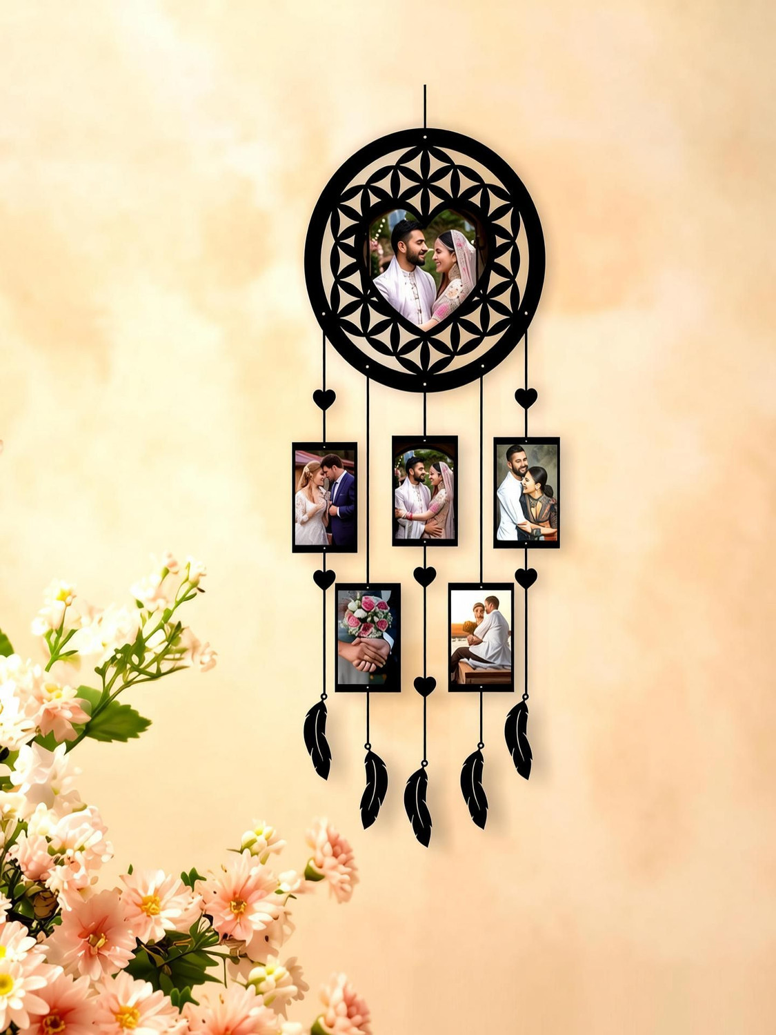 Image of Artle Media Wood Wall Photo Frame