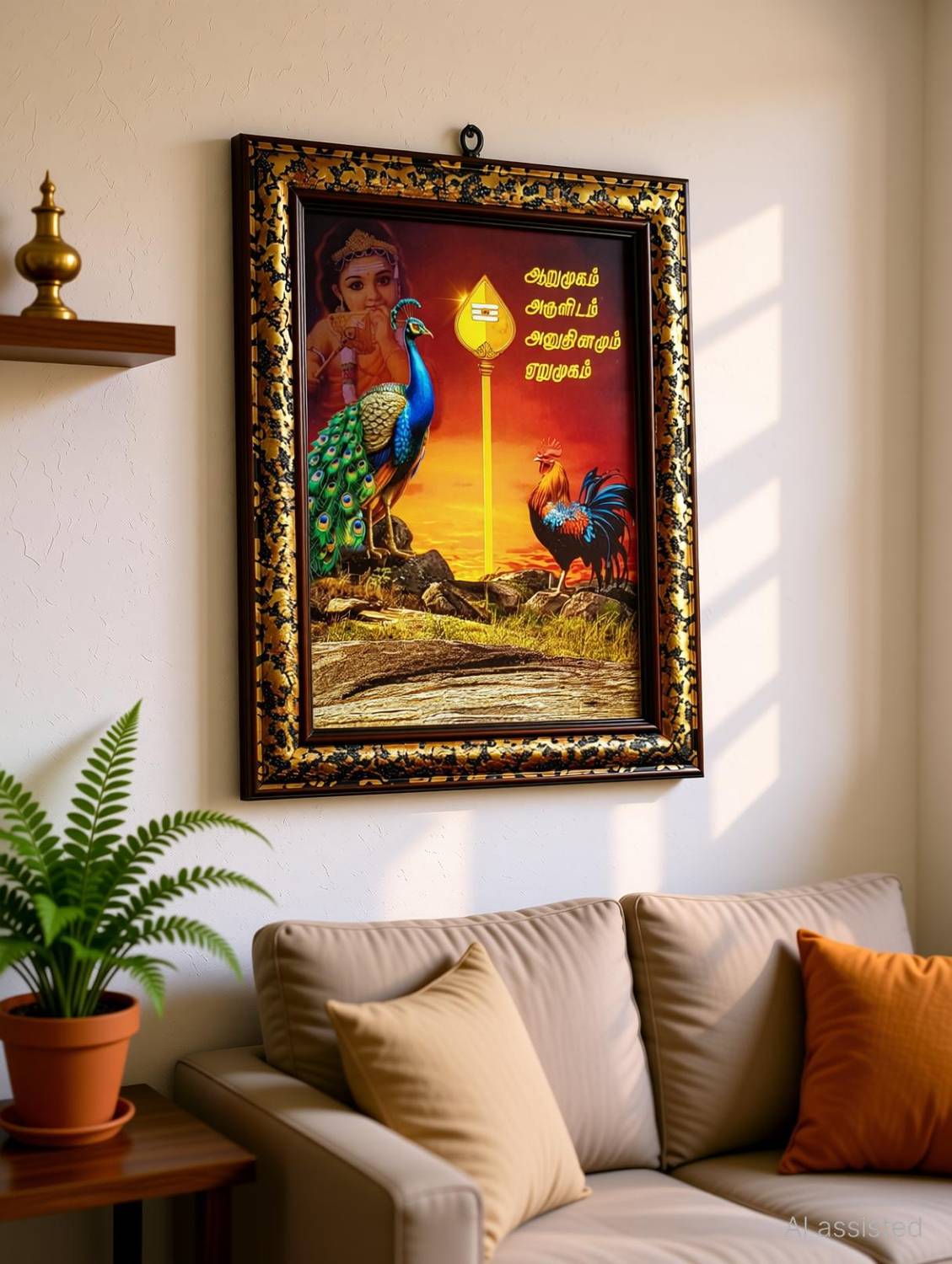 AADHAN TRADERS Wood Wall Photo Frame