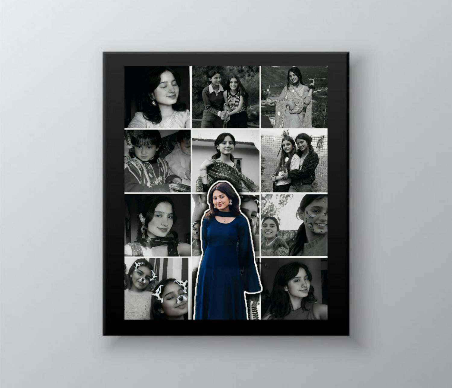 Afsana Wood Wall Photo Frame