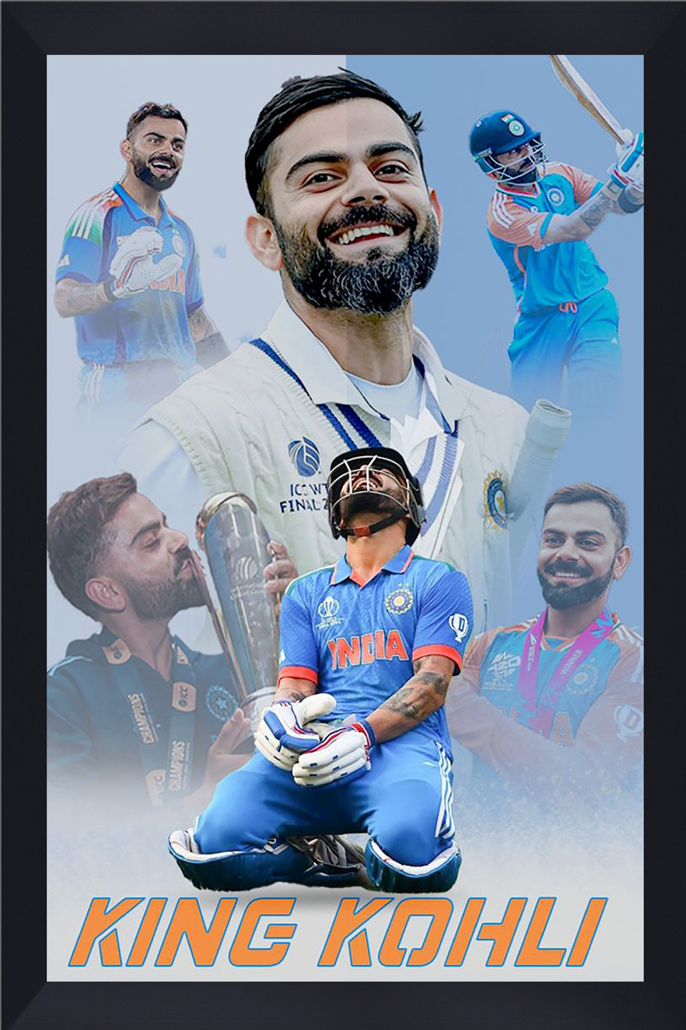 Image of Gita Govinda Virat Kohli glossy (BL-KOHLI 13) Digital Reprint 13.5 inch x 10.25 inch Painting