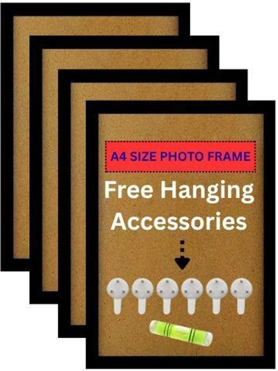 Image of jv enterprises Wood Wall Photo Frame