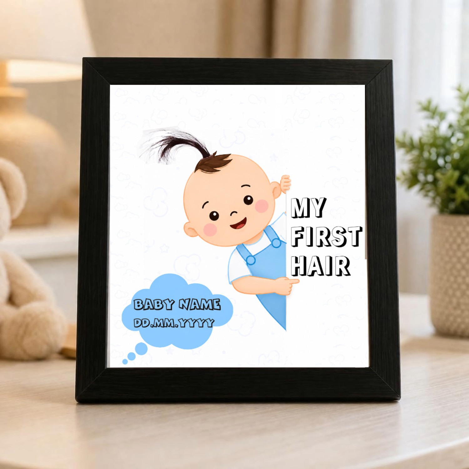 Image of Anton Wood Table Photo Frame