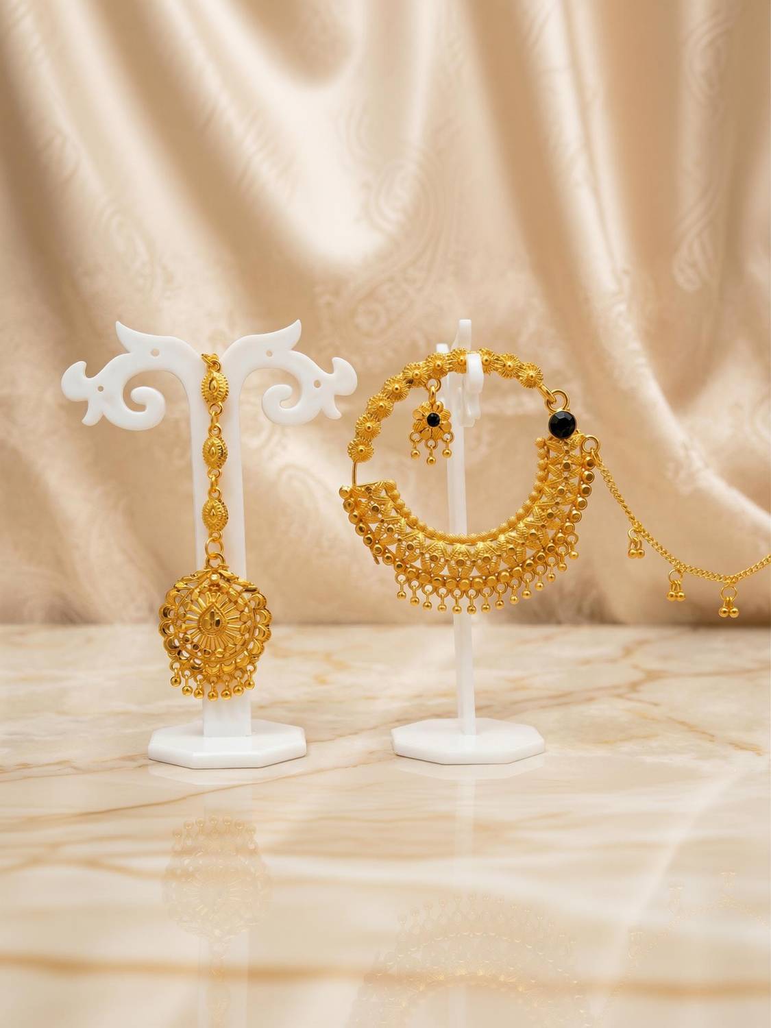 Auraa Metal Gold-plated Gold Jewellery Set