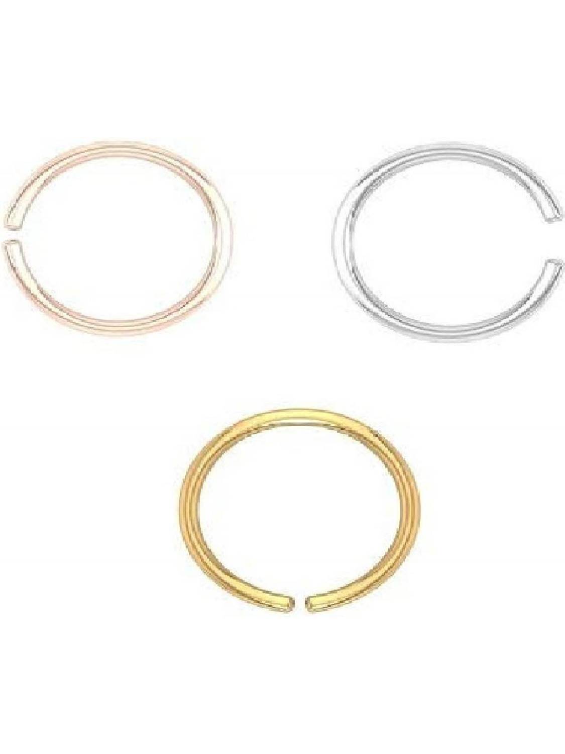 A1 Fashion Opal Gold-plated Plated Metal Nose Ring