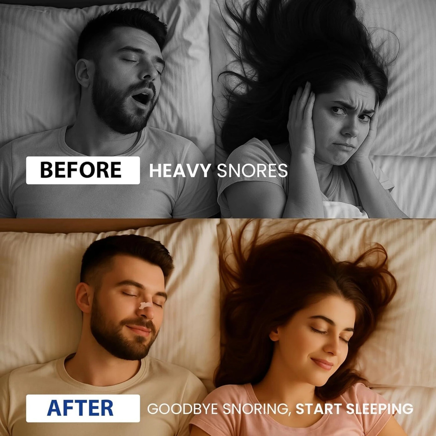 Image of house of common Breathing Nasal Strip Starter Kit (15 Count, Multi) - Boost Oxygen Anti-snoring Device