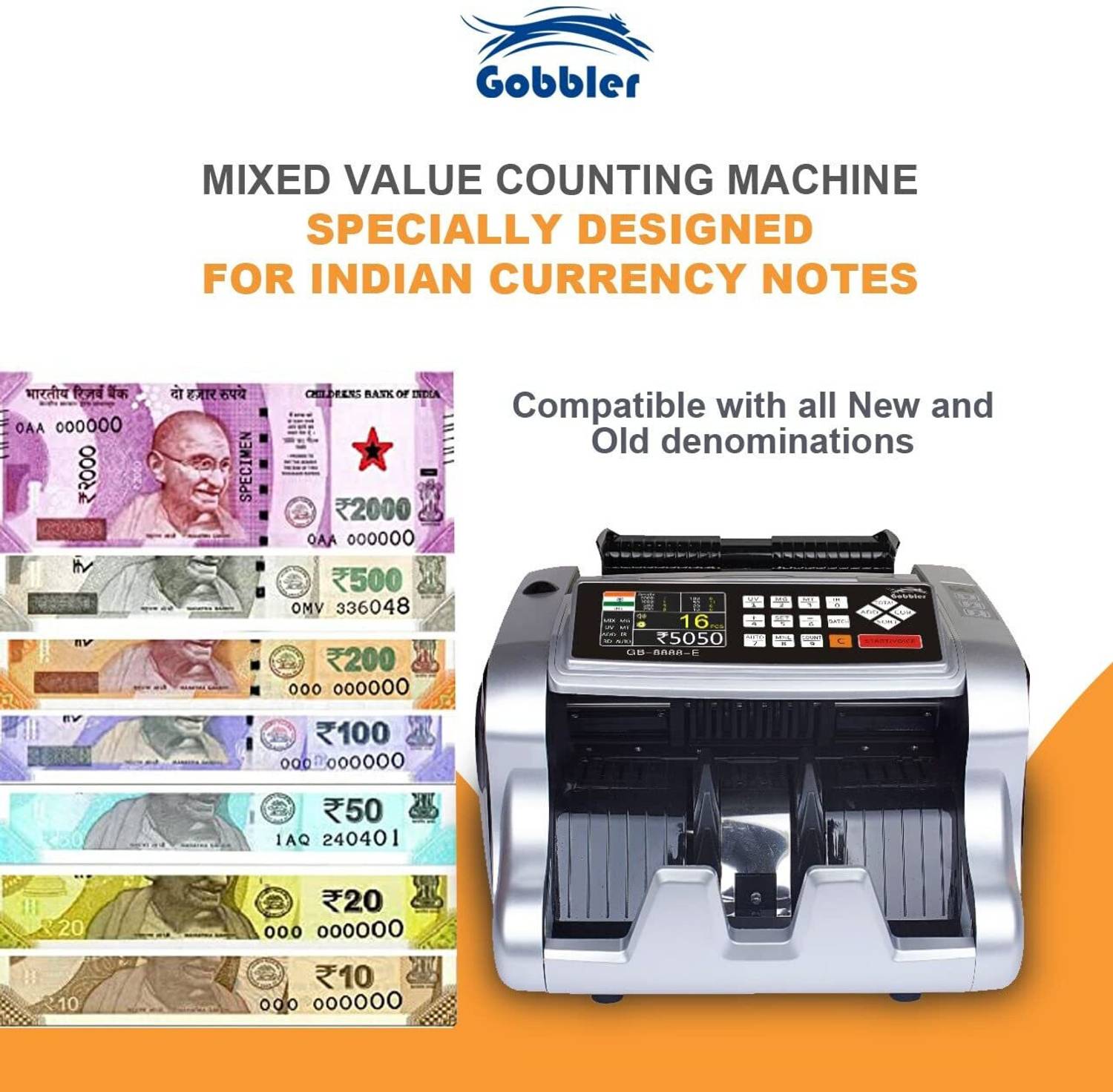 GOBBLER GB 8888-E Mix Note Counter - Image 2