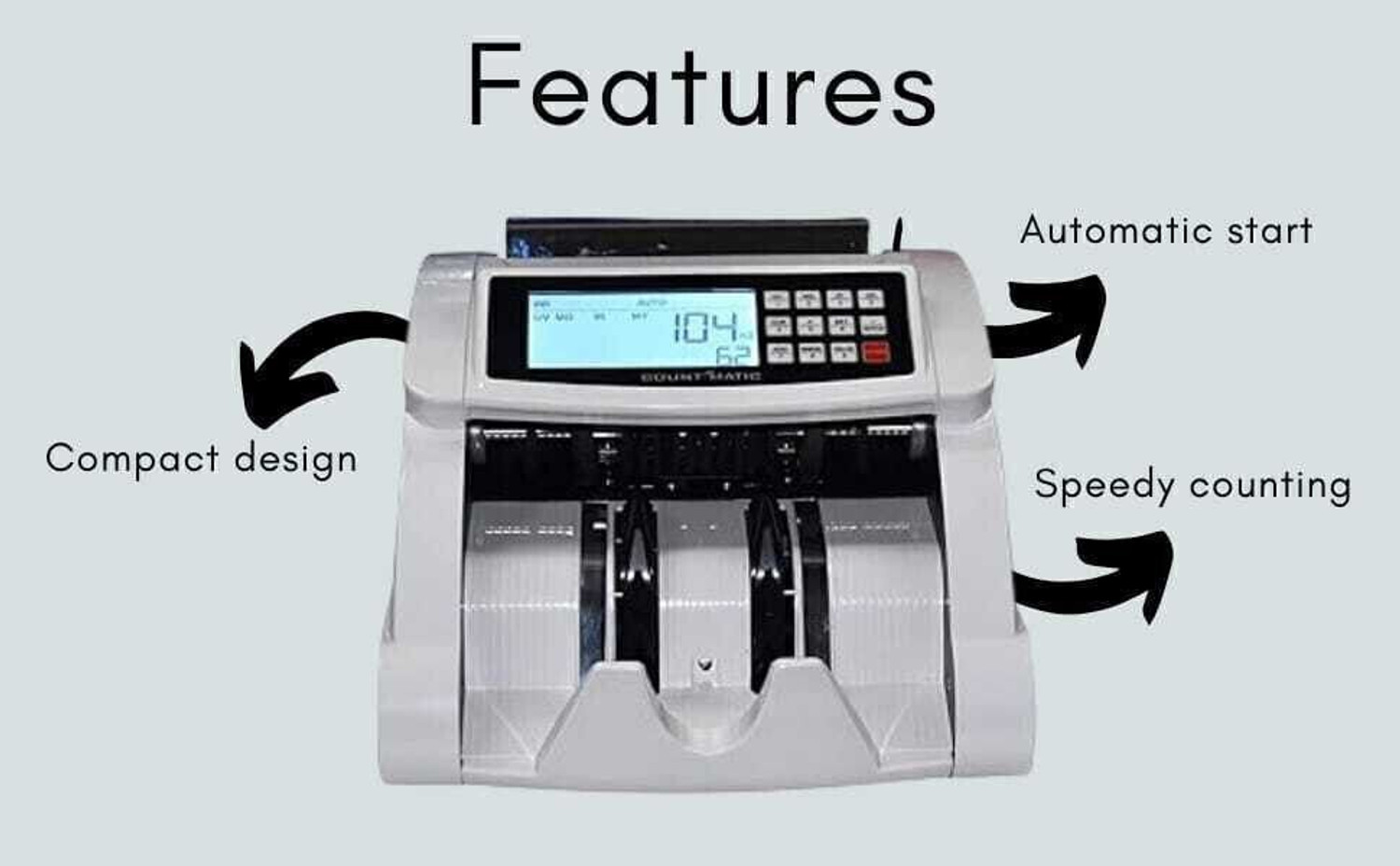 Image of Godrej metic counting white machine Note Counting Machine