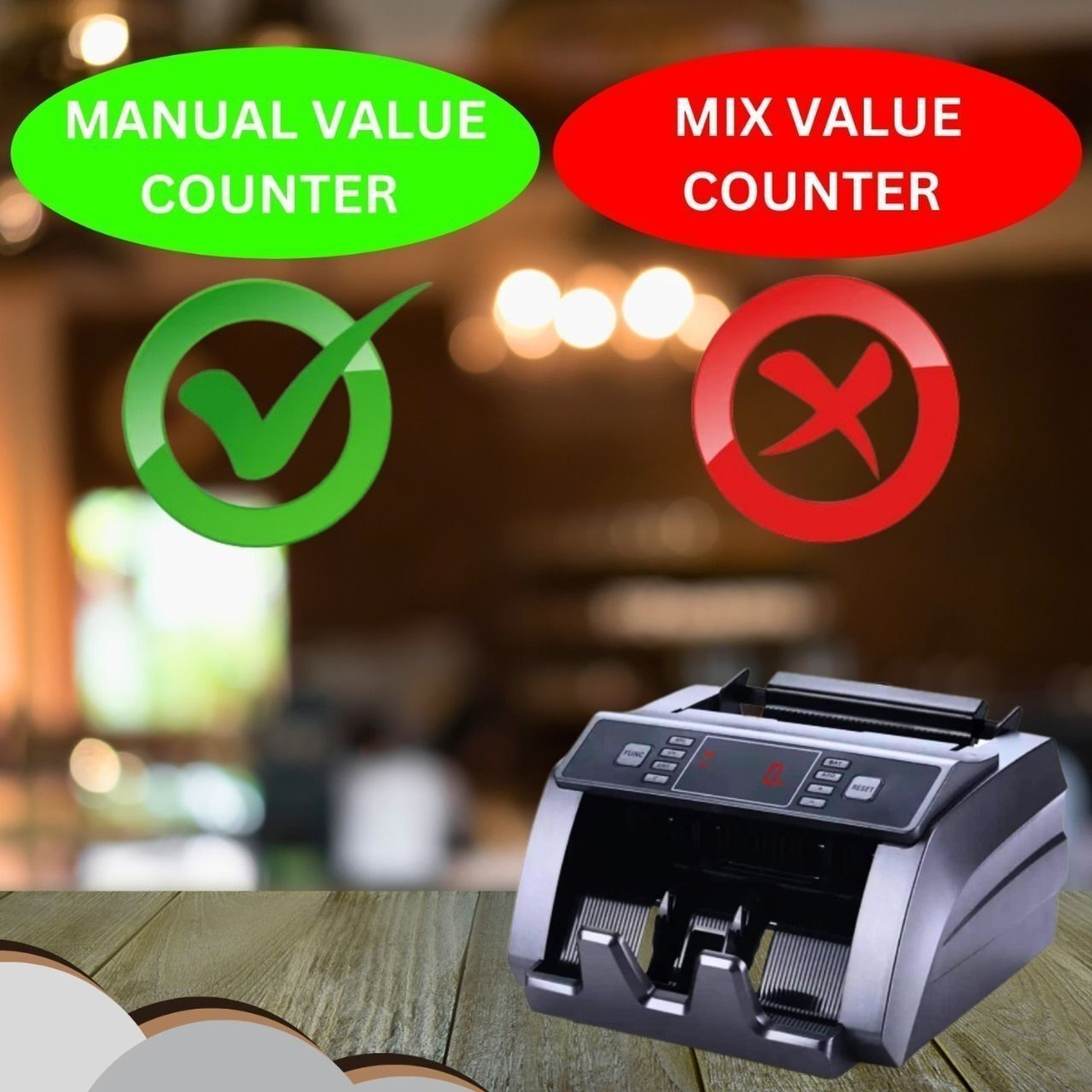 Image of BANKOMAT Premium Quality Bill /Note /Currency with Fake Note Detection, Batch Mode & Fast Note Counting Machine
